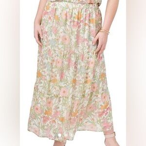 Vince Camuto Floral Skirt
